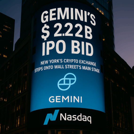 Gemini Aims for $2.22B in Landmark IPO
